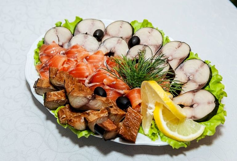 Блюдо на красивой тарелке