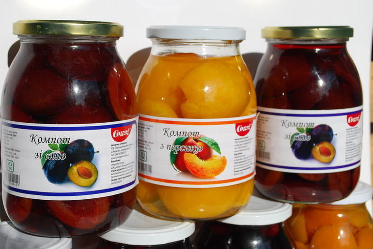 Консервированные фрукты