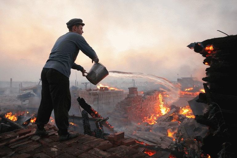 Тушить огонь во сне
