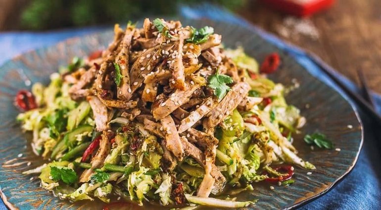 Салат с мясом во сне